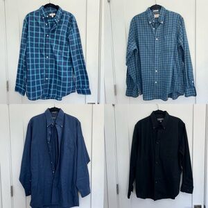 Men’s 4-Shirt Bundle - Dockers, Sonoma, Arrow, Croft & Barrow Size Medium